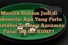 Berapa Tahun Hukuman Judi Togel Di Indonesia